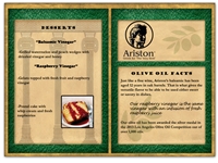 Ariston Dessert Menu E-blast