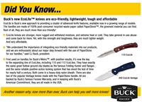 Buck Eco Lite Knives